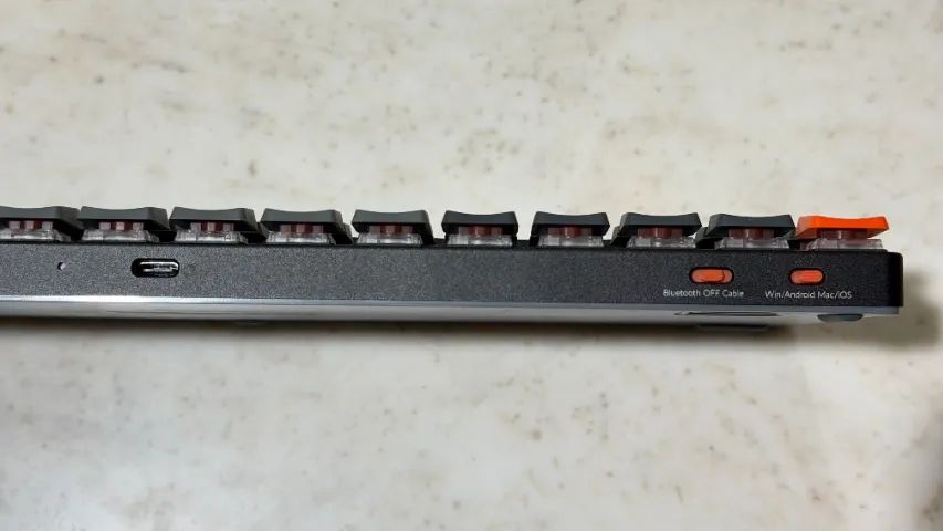 Teclado mecânico Keychron K3 Bluetooth e cabo - Foto 3