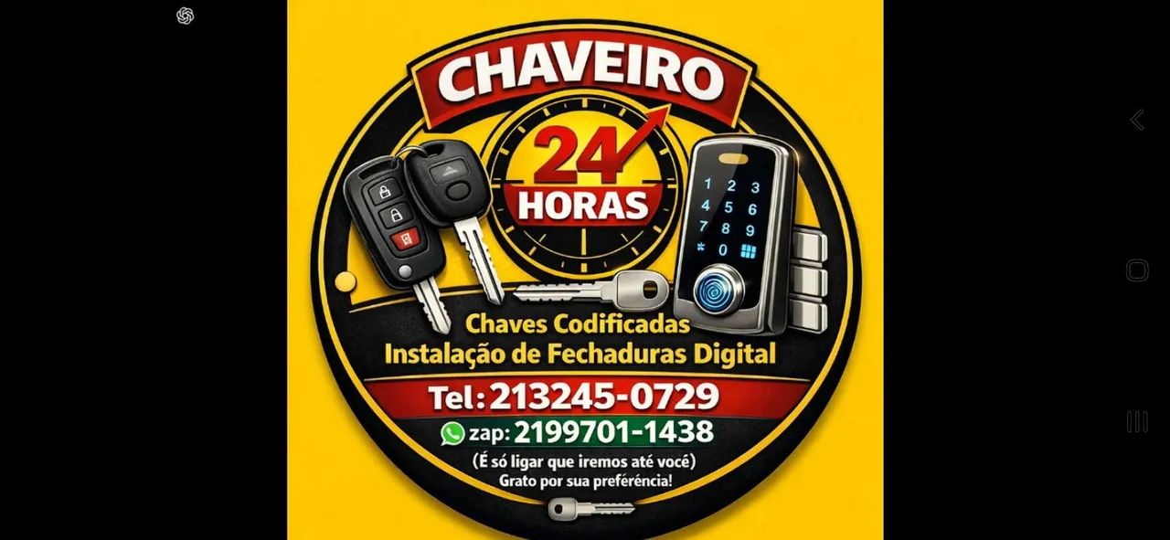 Chaveiro 24 Horas  - Foto 3