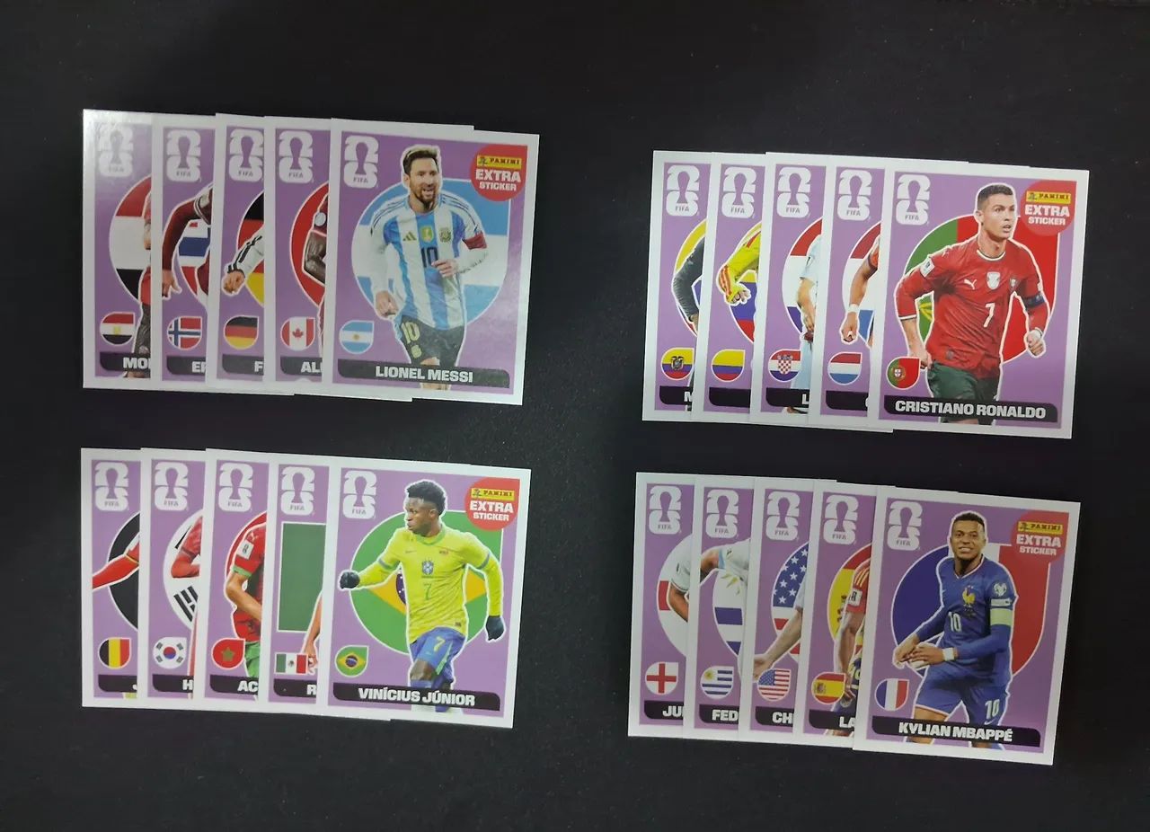 Kit 20 Legends Regular Copa do Mundo 2026 - Foto 4