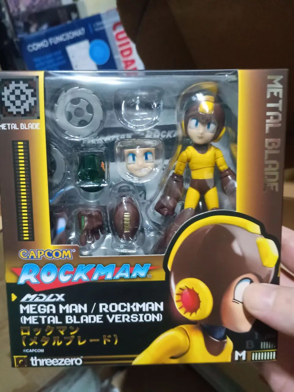 Megaman Rockman metal Blade version mdlx three zero lacrado boneco figura - Foto 3