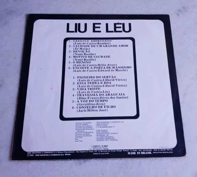 lp vinil liu e leu - caboclo abençoado 1976 - Foto 3