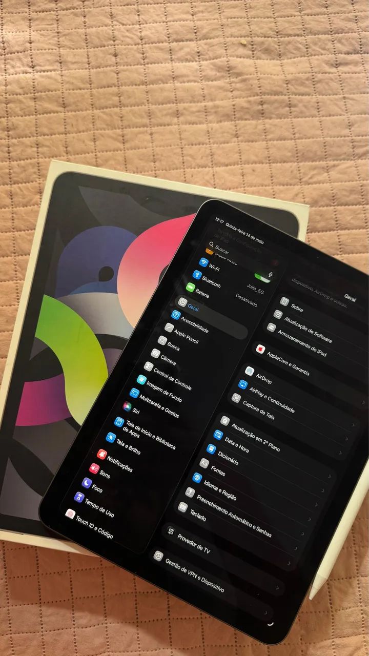 iPad Air 4 64GB Completo + Caneta ? Sem Detalhes - Tablets e E