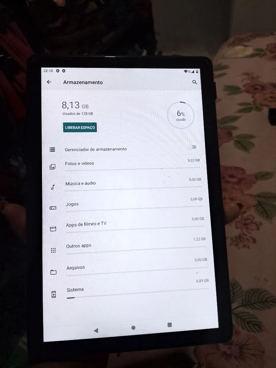 Vendo esse tablet 10.1 polegadas bem grande 128 gigas 6 de ram leia todo anuncio porfvo 