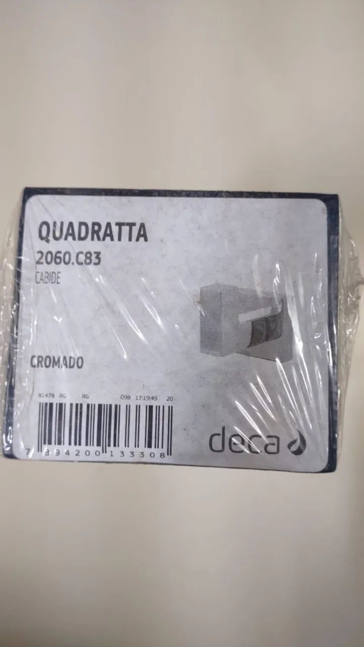 Cabide Deca Quadratta 2060 C83 Cromado  - Foto 2