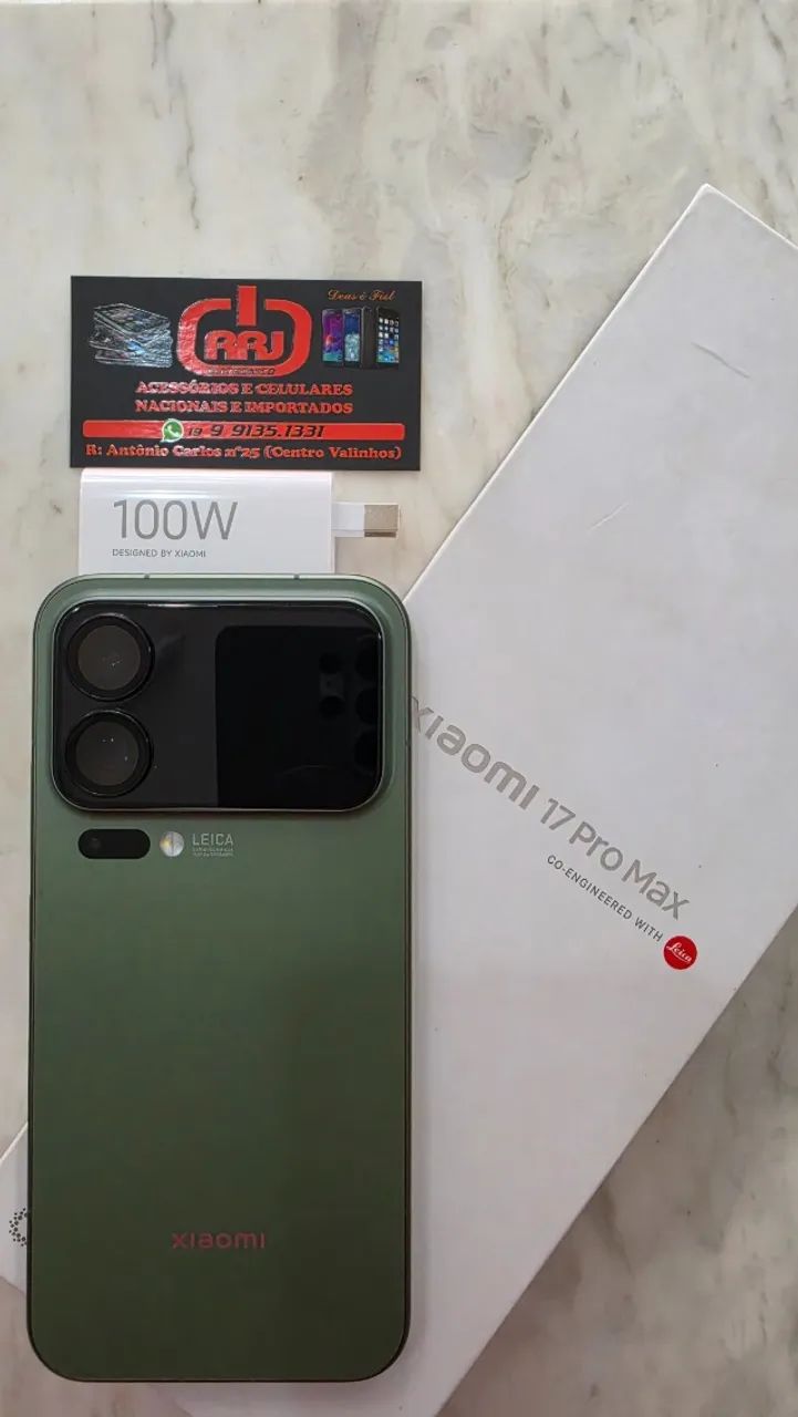 Xiaomi 17 Pro Max 12GB 512GB 8 Elite Gen 5 - Celulares e