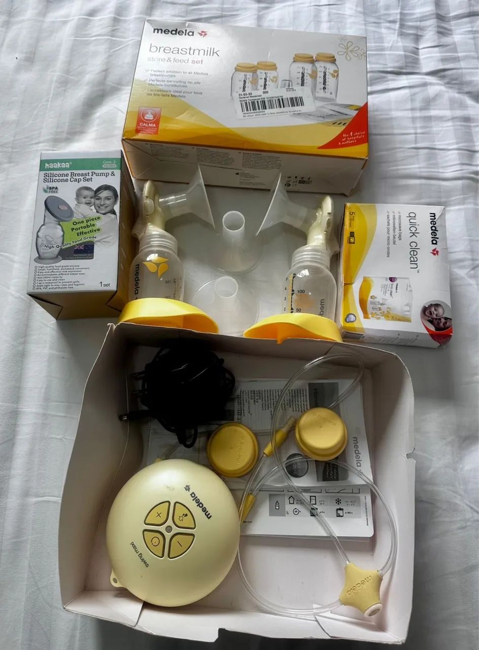 Vendo Kit Bomba Extratora Medela Dupla - Foto 2
