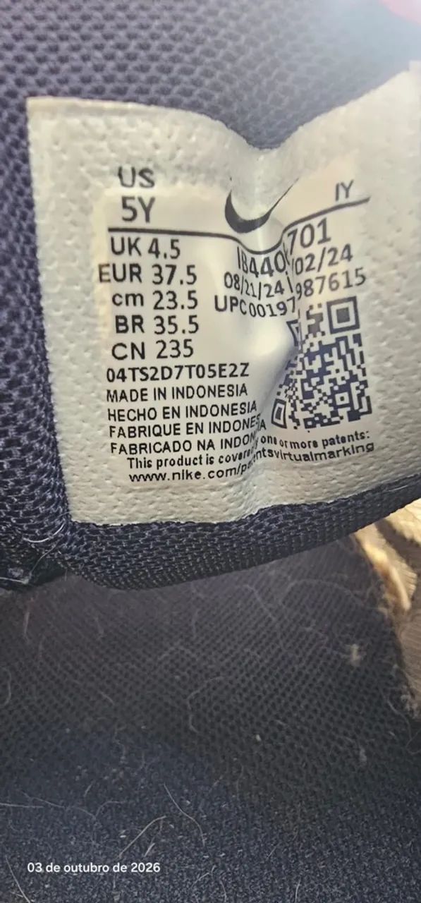 Nike Tênis infantil masculino Zoom Vomero 5  TAM. 35.5 - Foto 5
