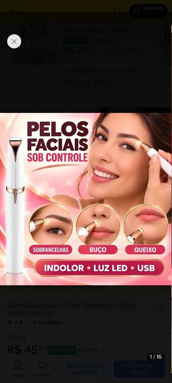 Caneta depiladora  - Foto 4