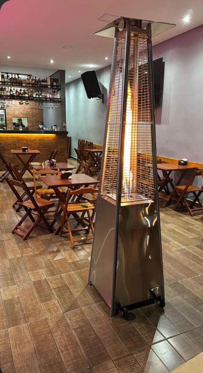 Aquecedor externo pirâmide quartzo a gás 