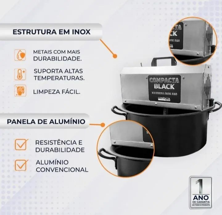 Amassadeira 5kg Batedor de Massa Masseira Compacta Print - Foto 3