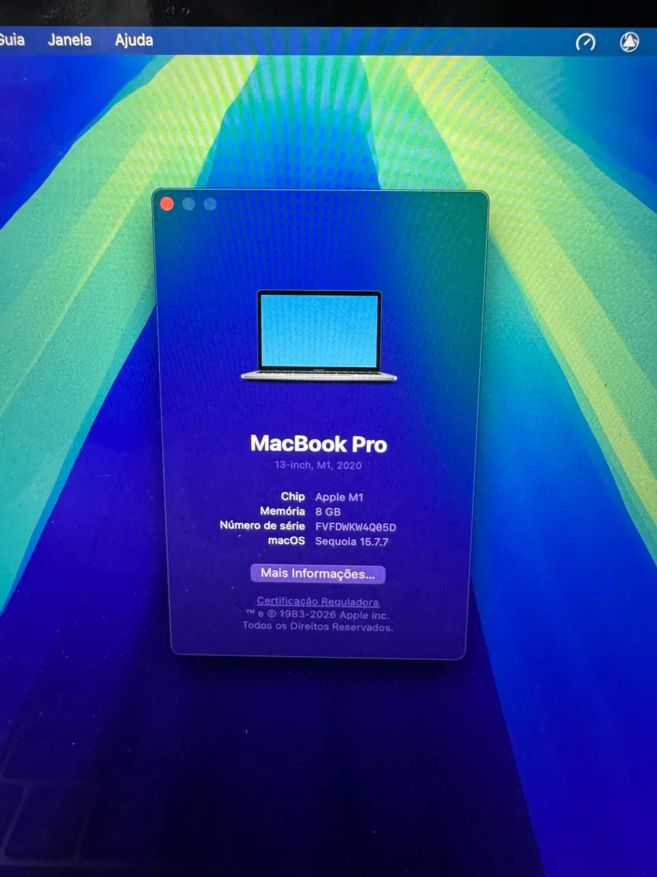 Macbook Pro M1 8gb 256ssd - Foto 3