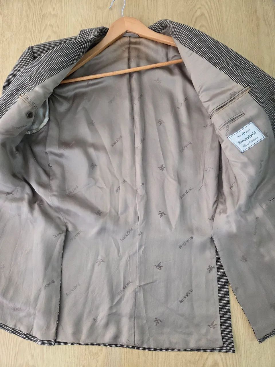 Blazer de La Xadrez Pied Poule Brooksfield 50 - Foto 2