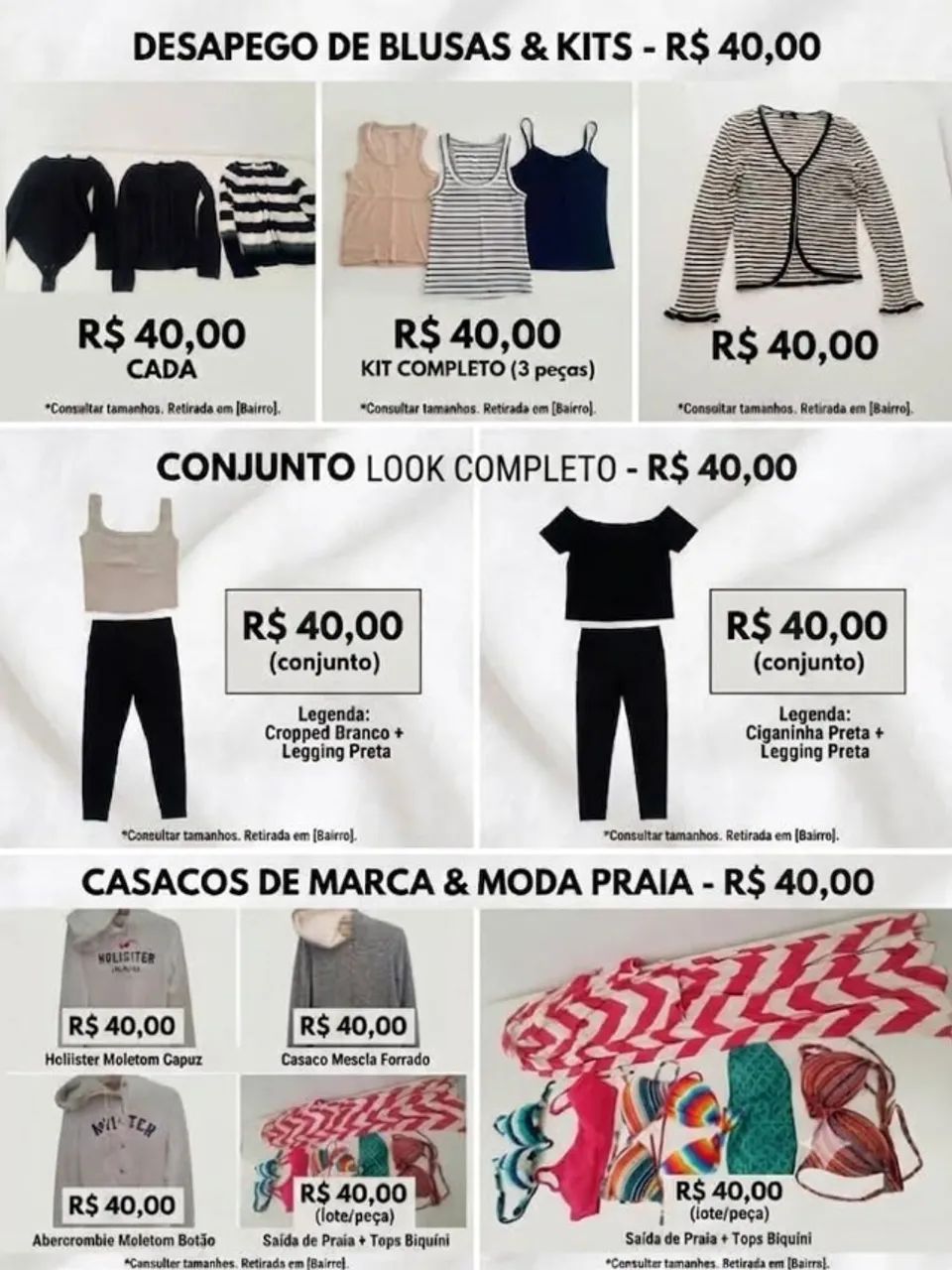 Roupas e chapinha  - Foto 2