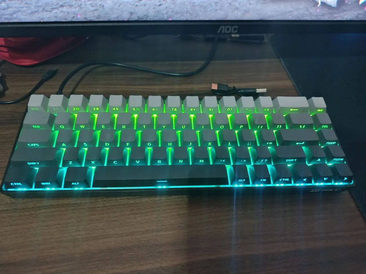 teclado gamer Nk68  - Foto 2