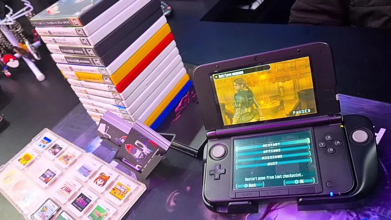 Nintendo 3DS LL Blue Japones +15 JOGOS - Consoles de Vídeo Game