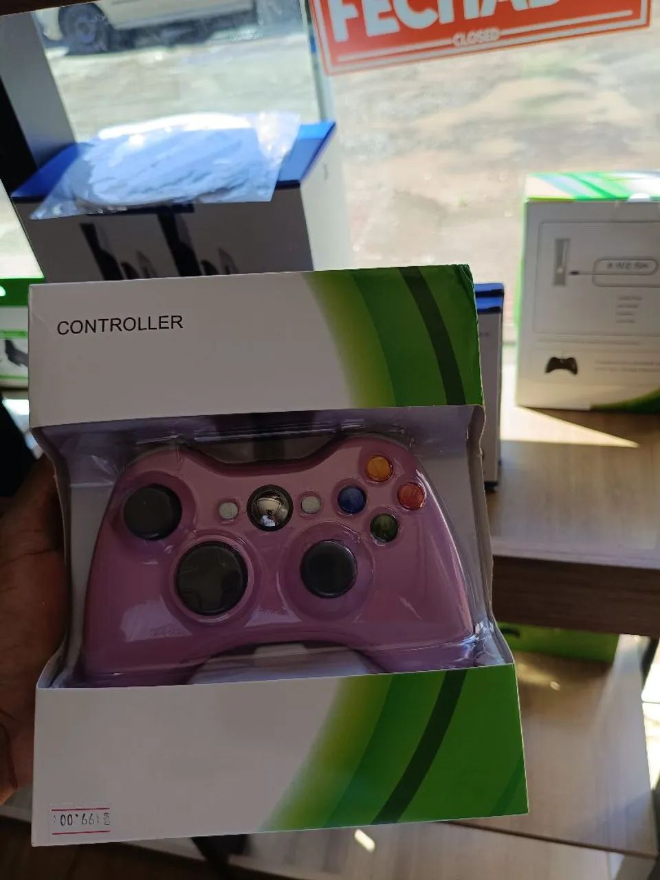Controle Xbox 360 com fio 