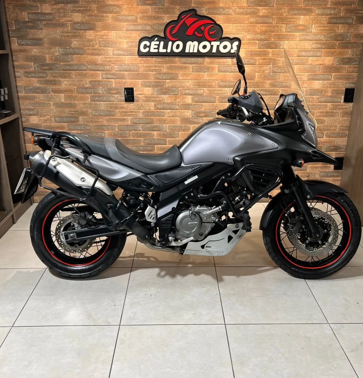 DL 650 V-STROM CINZA 2015/2016