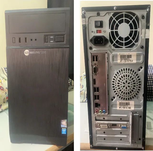 CPU - TODA montada recentemente c/ peças originais + 2 Modulo isolador