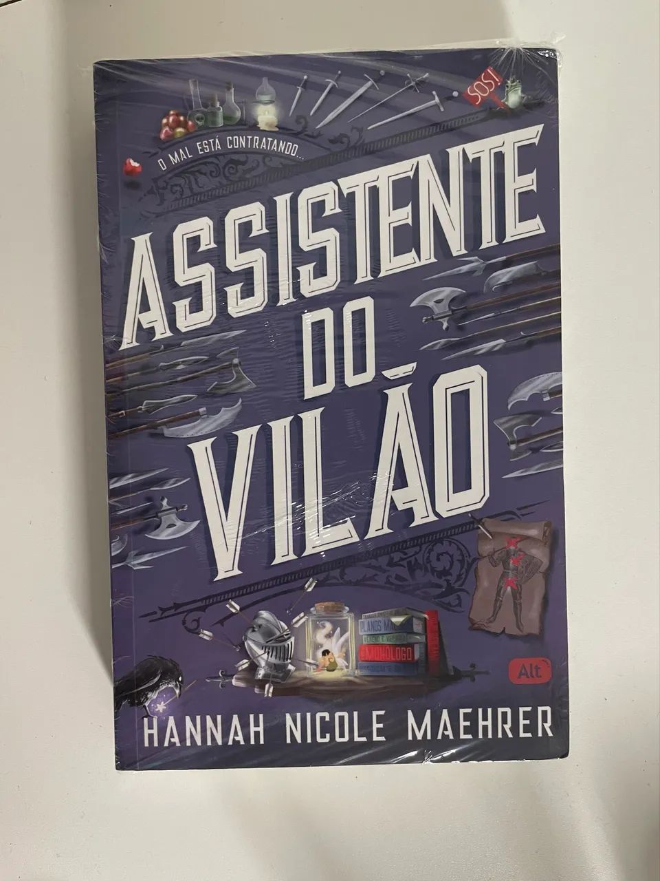 Livro Assistente do Vilão lacrado