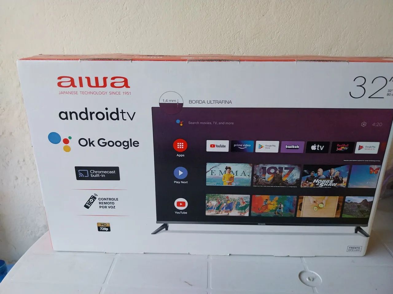 TV 32' nova e na caixa (nunca usada)