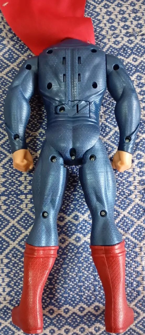 Miniatura Superman Som E Luz 28 CM - Foto 4
