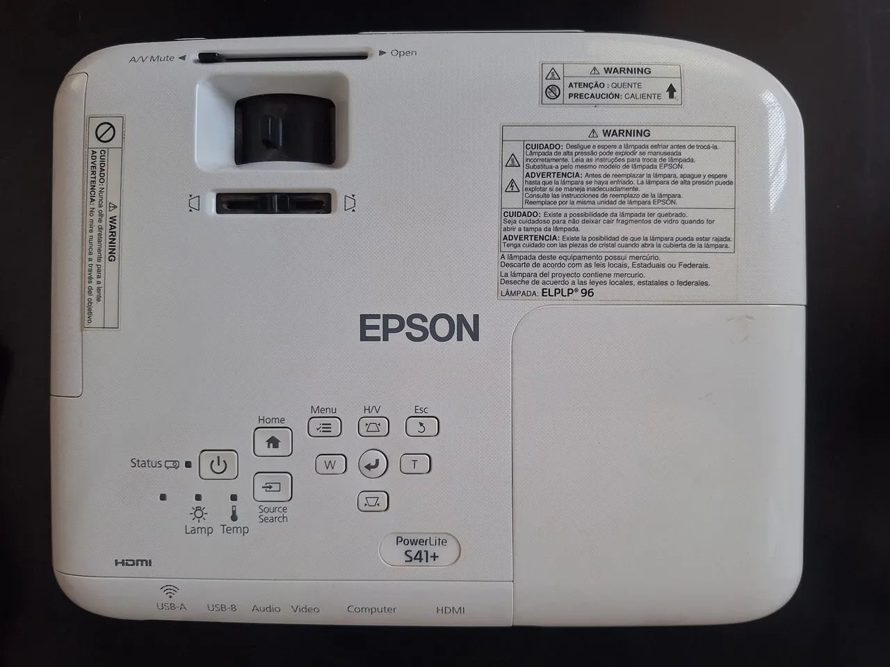 Projetor Epson PowerLite S41+