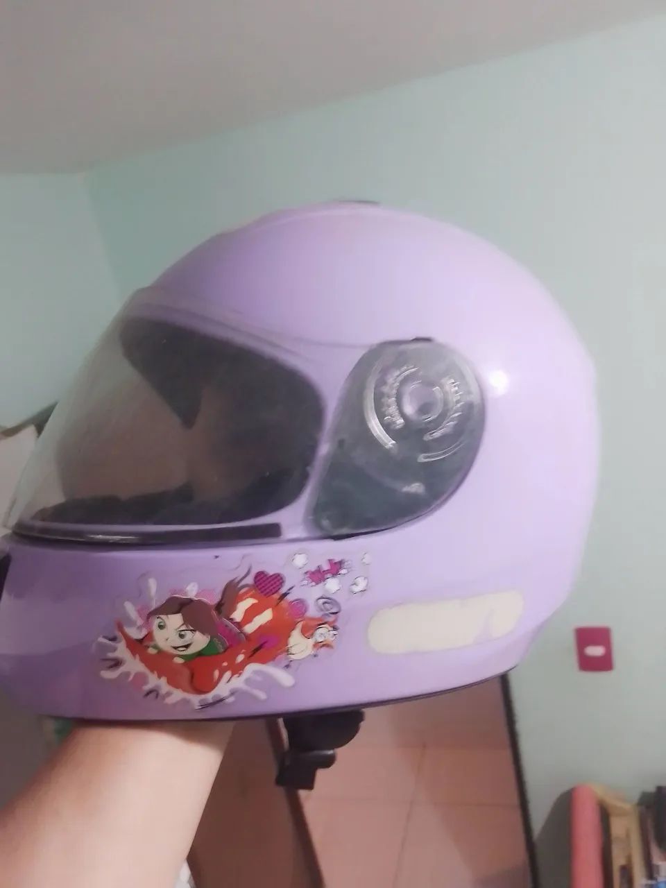 Capacete de moto para criança 