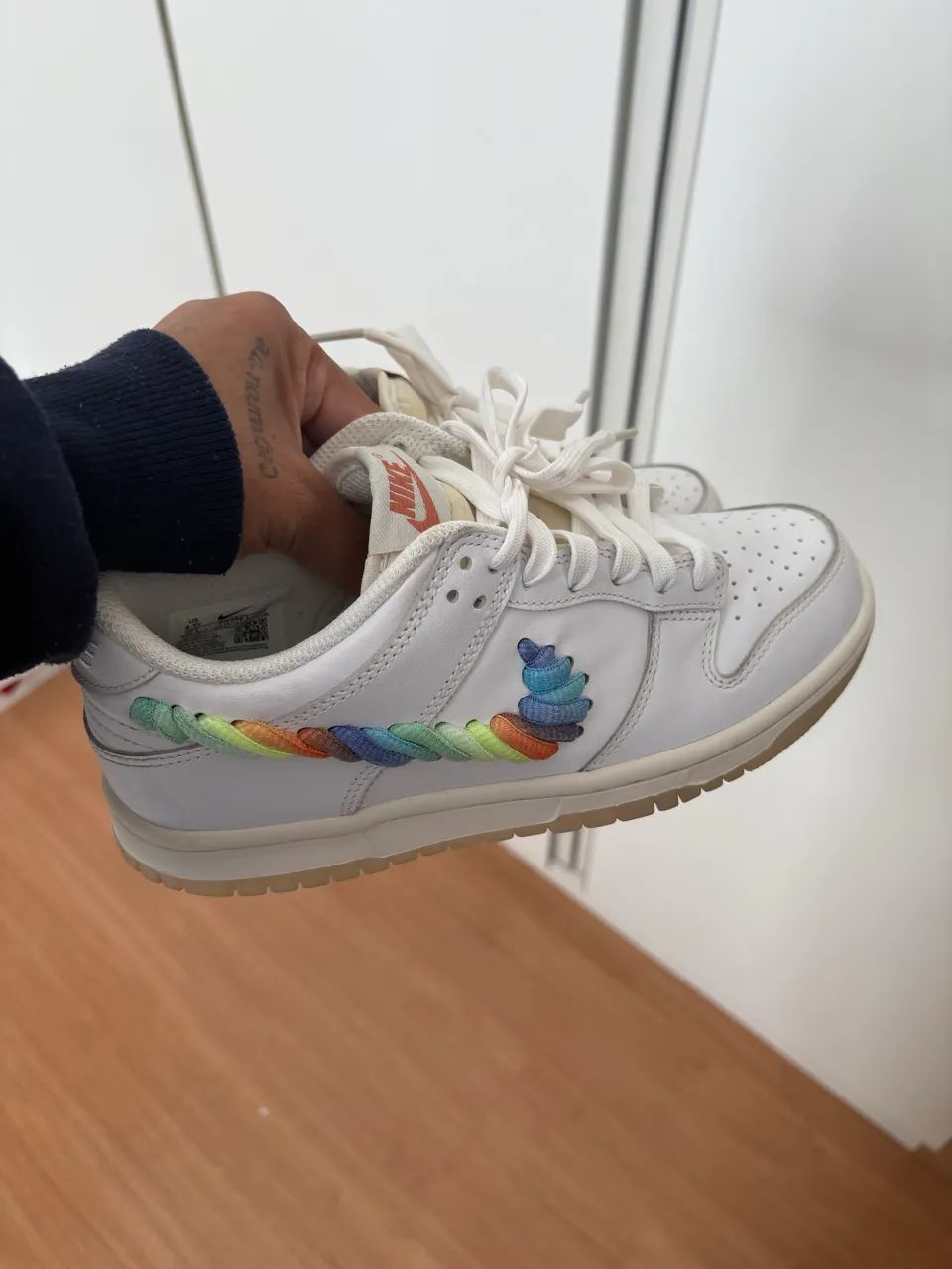 Nike dunk low gs rainbow - Foto 3