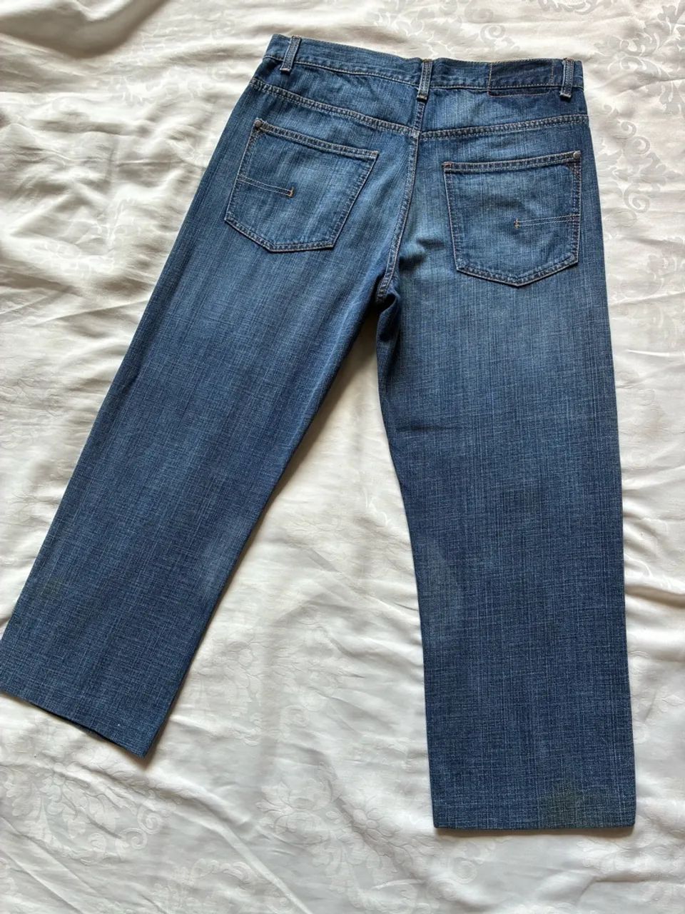 Calça calvin klein jeans relaxed straight 32 - Foto 4
