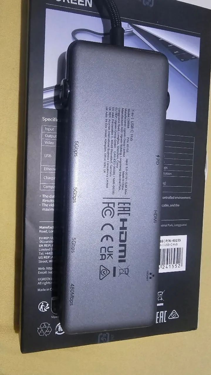 Ugreen Uno | 7 in 1 | Ótimo estado  - Foto 2