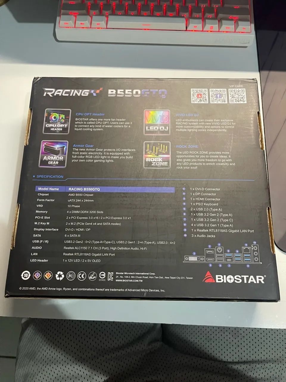 Placa-mãe Biostar B550M GTQ - Foto 2