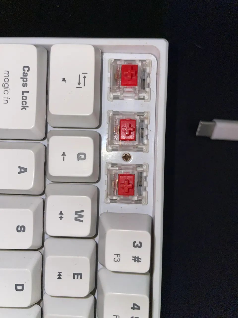 Husky Blizzard Teclado Gamer Mecânico Switch Red  - Foto 4