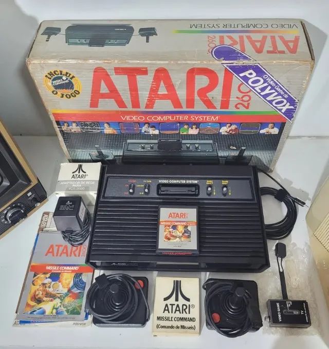 Atari 2600 Polyvox Funcionando