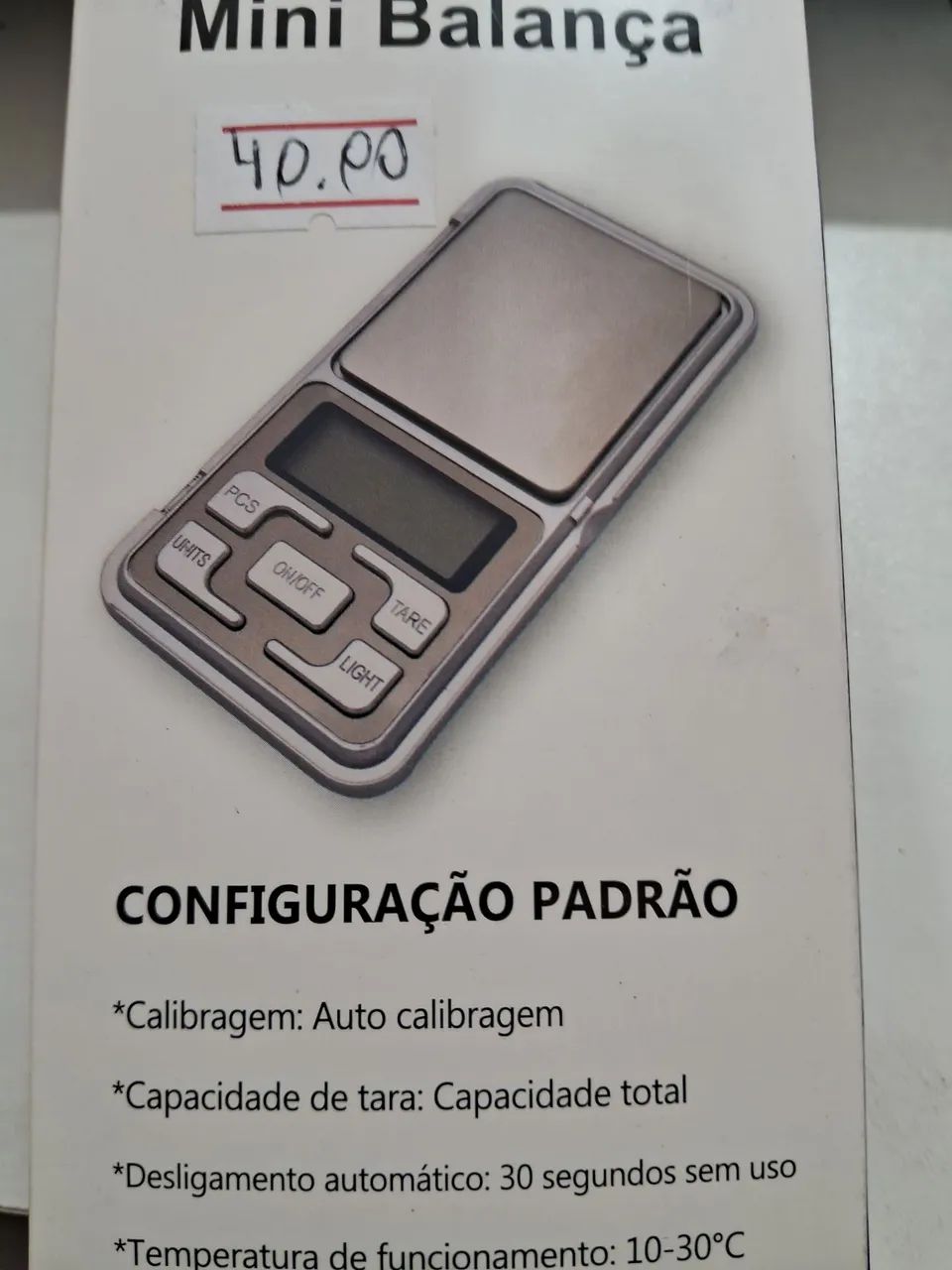 Mini Balança  de Precisão  Átomo MO-MH500 - Foto 2