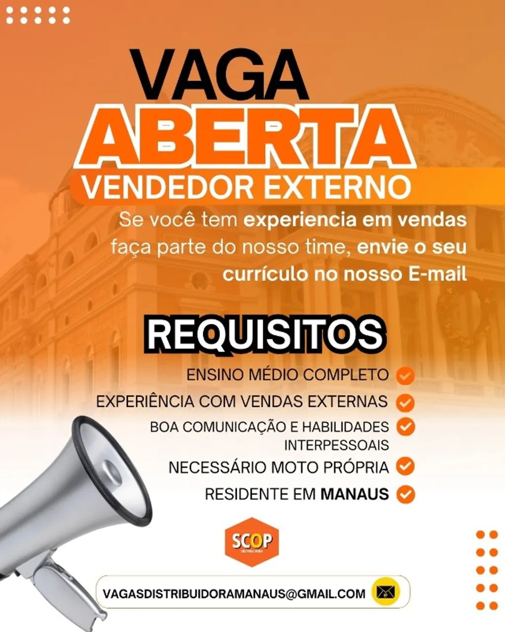 VENDEDOR MANAUS