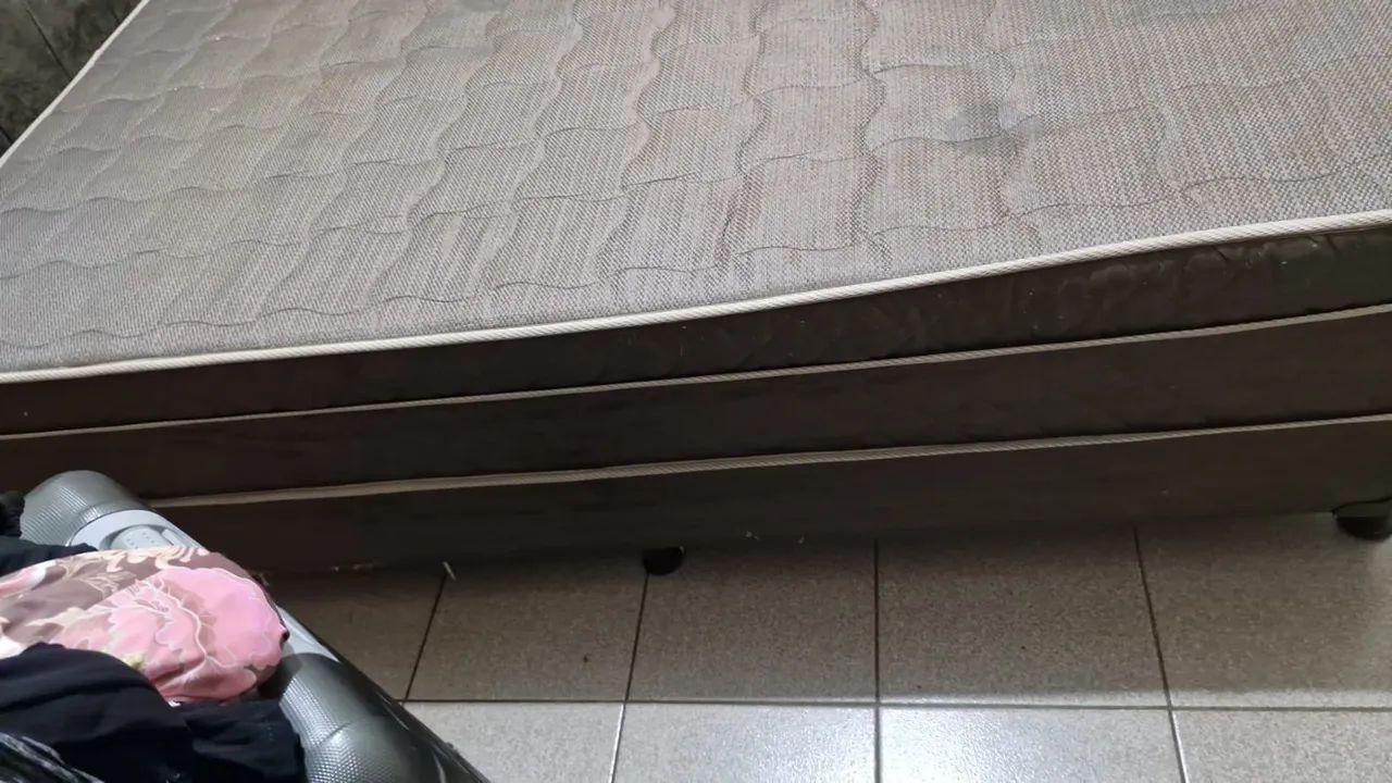 Cama box conjugado queen com cabeceira - Foto 4