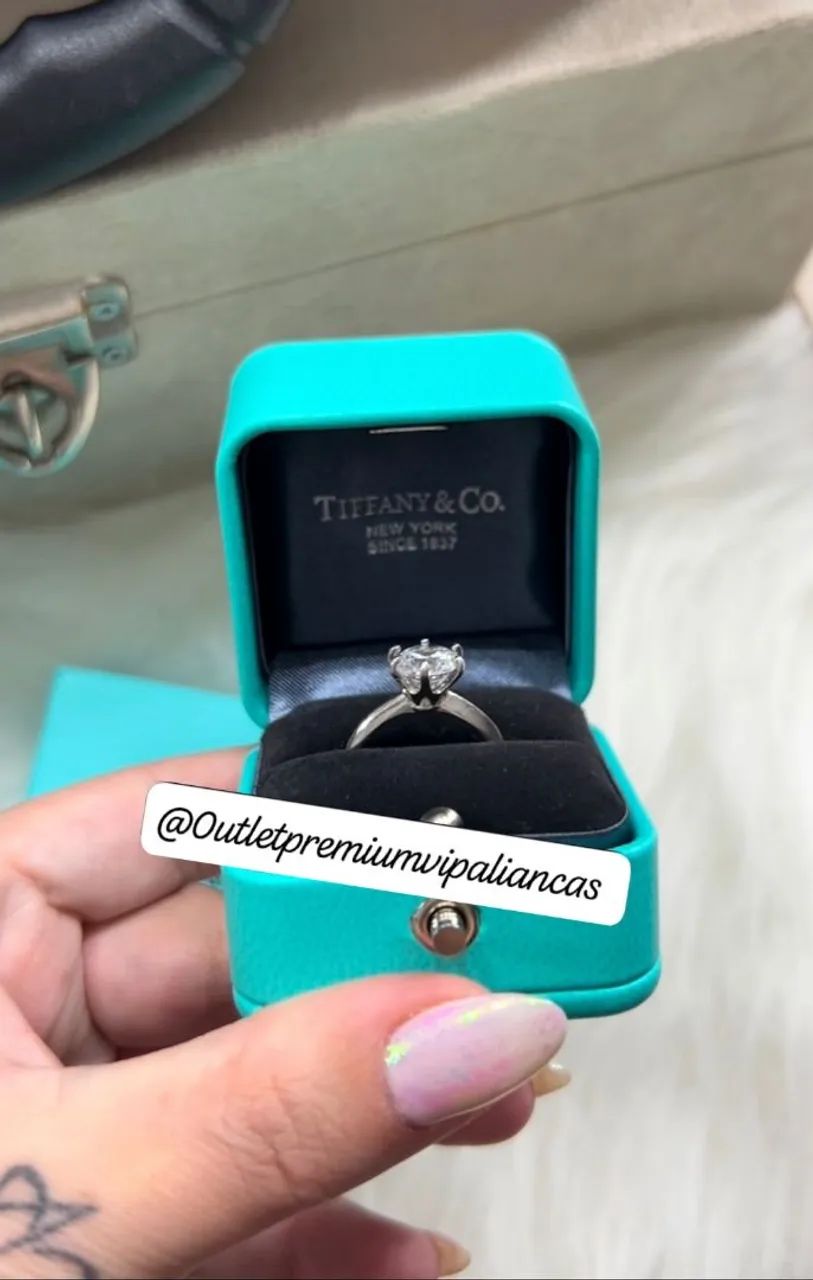 Anel solitário tiffany & co. 2 carat  - Foto 5