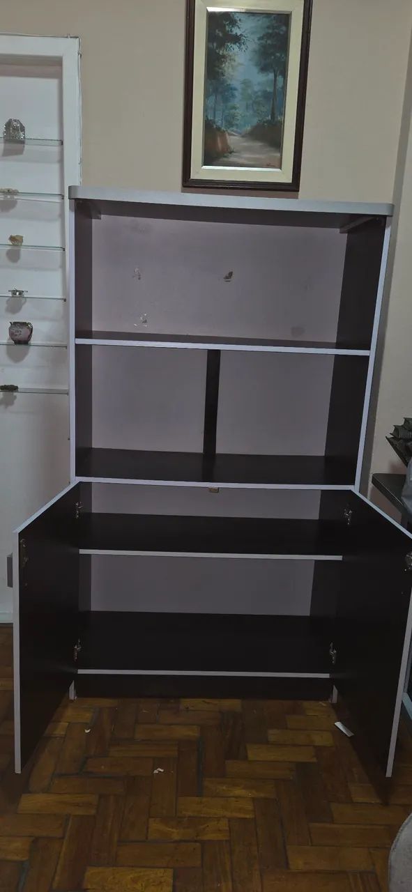 Mesa e armario escritório - Foto 3
