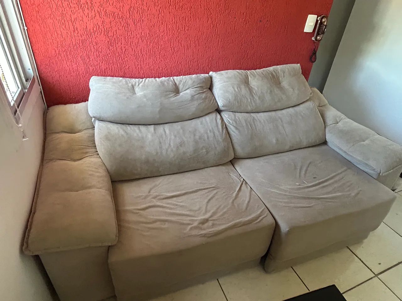 SOFA CAMA USADO - Bom estado, retirada no São Braz  - Foto 3