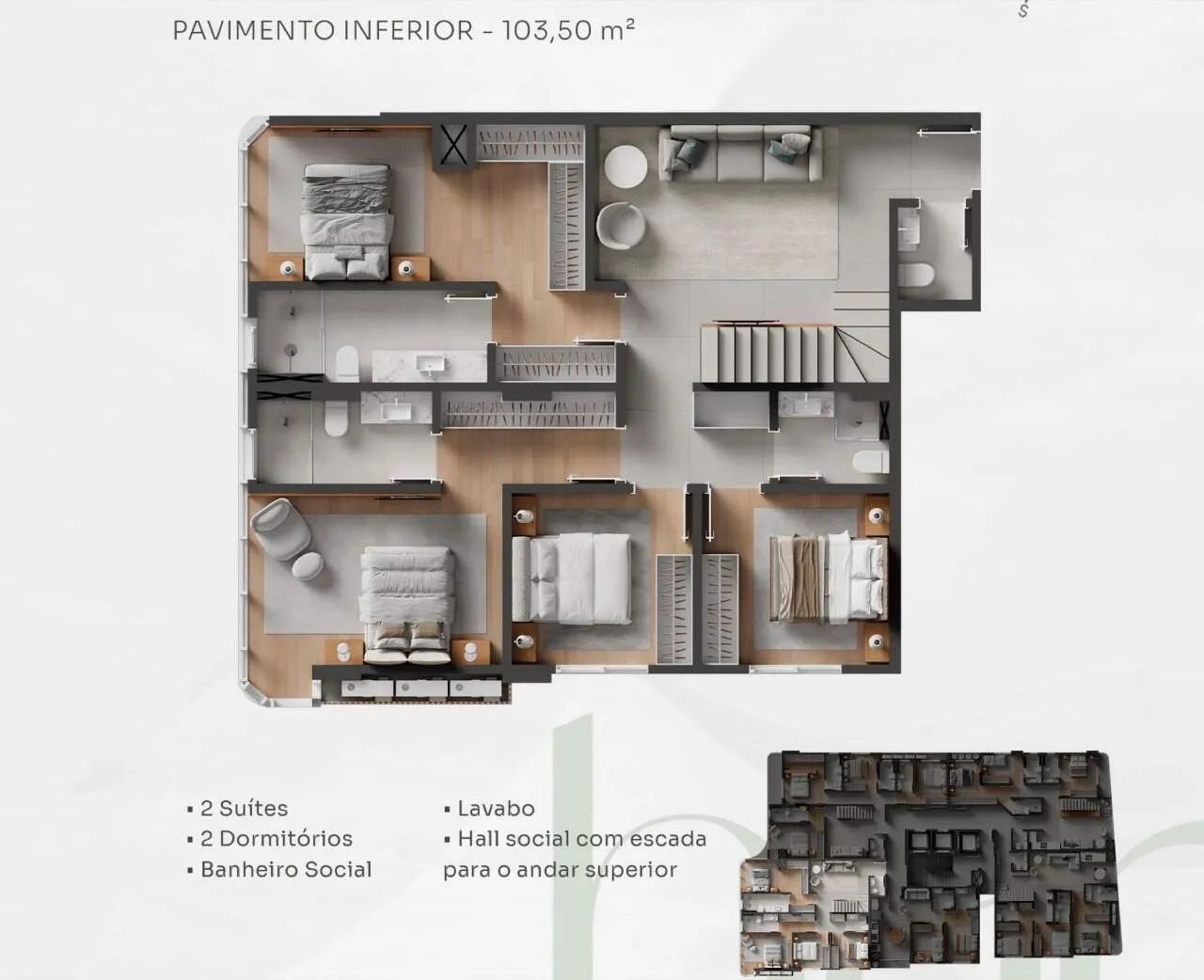 Cobertura duplex de 268 m² com terraço amplo no Centro de Itajaí - Foto 2