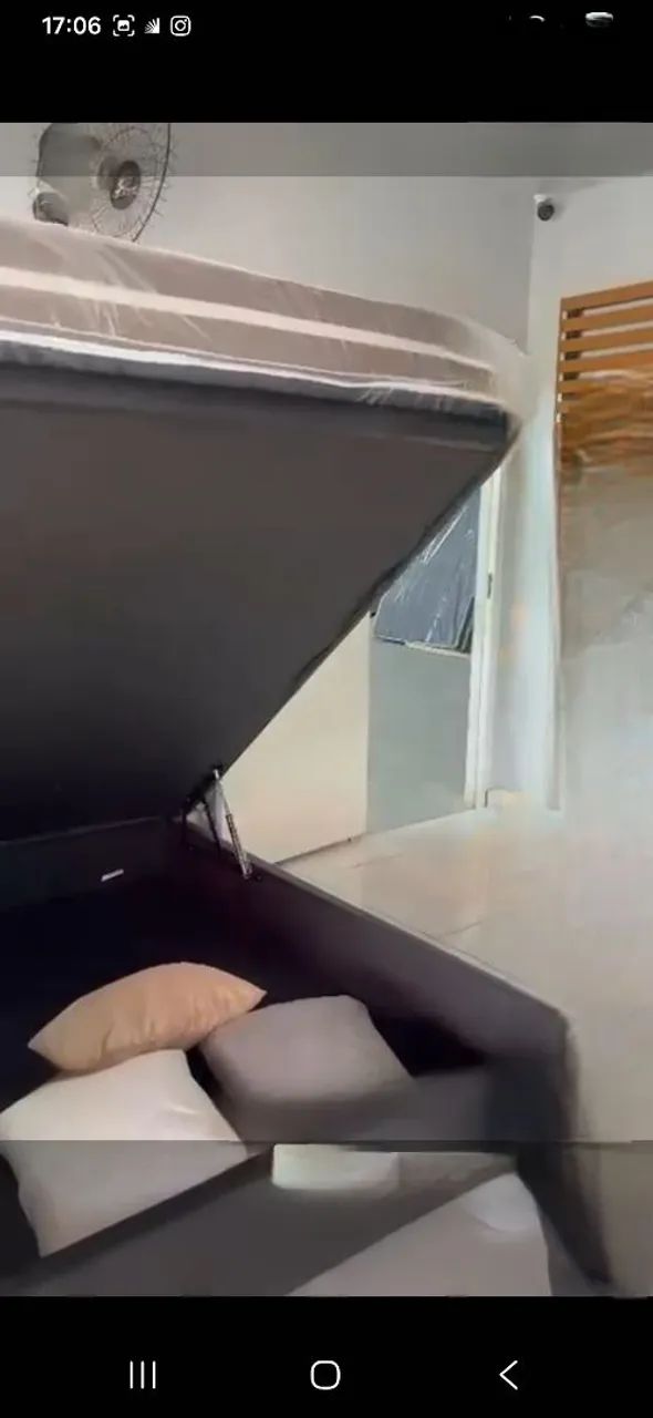 Cama Box Bau colchão molas ensacadas  - Foto 3