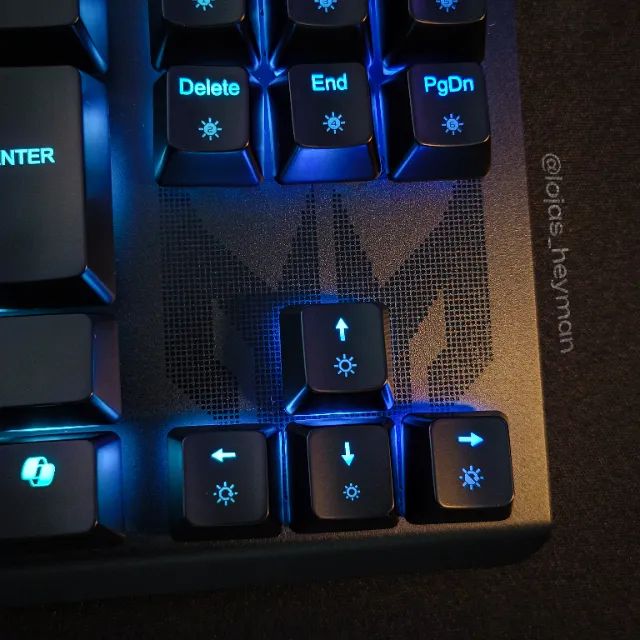  Teclado Gamer Mecânico Premium Acer Predator Aethon 510 TKL RGB ABNT2 Switch Blue 1ms - Foto 5