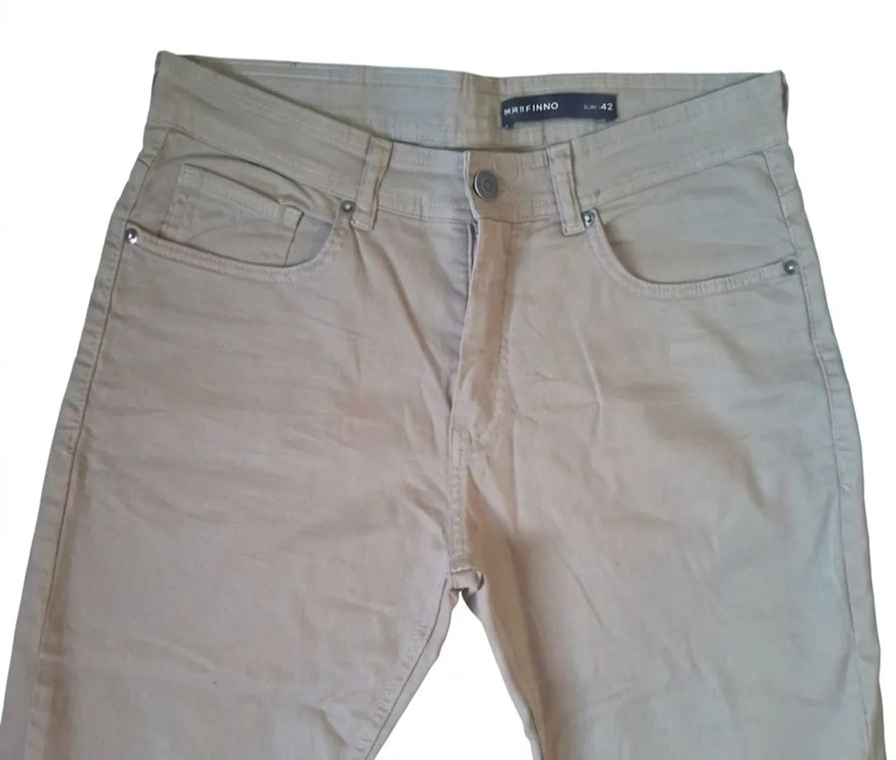 Calça de sarja verde claro Marfinno Renner - Foto 2