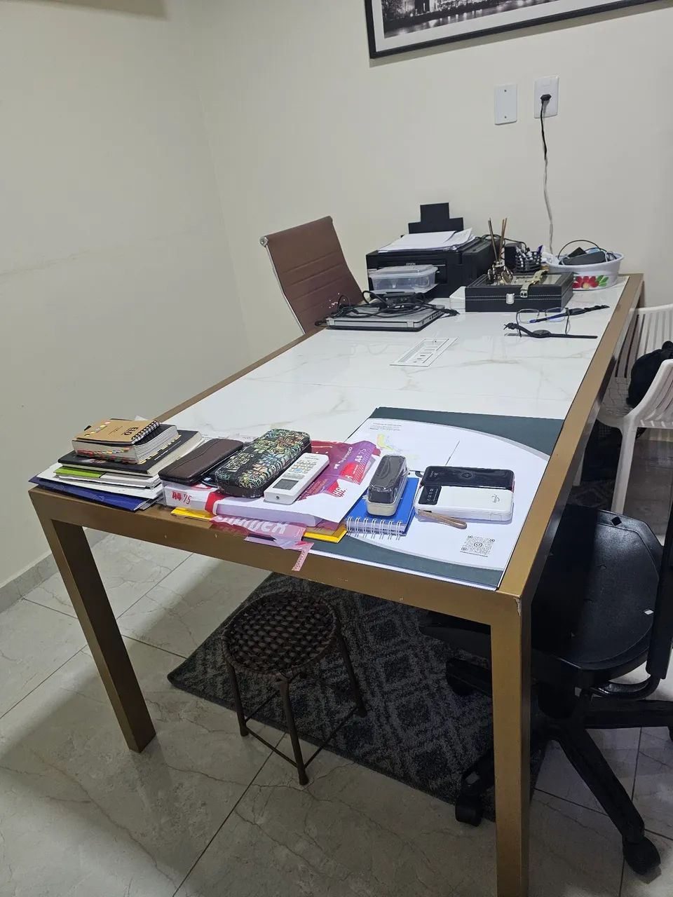Mesa escritório consultório luxo - Foto 2