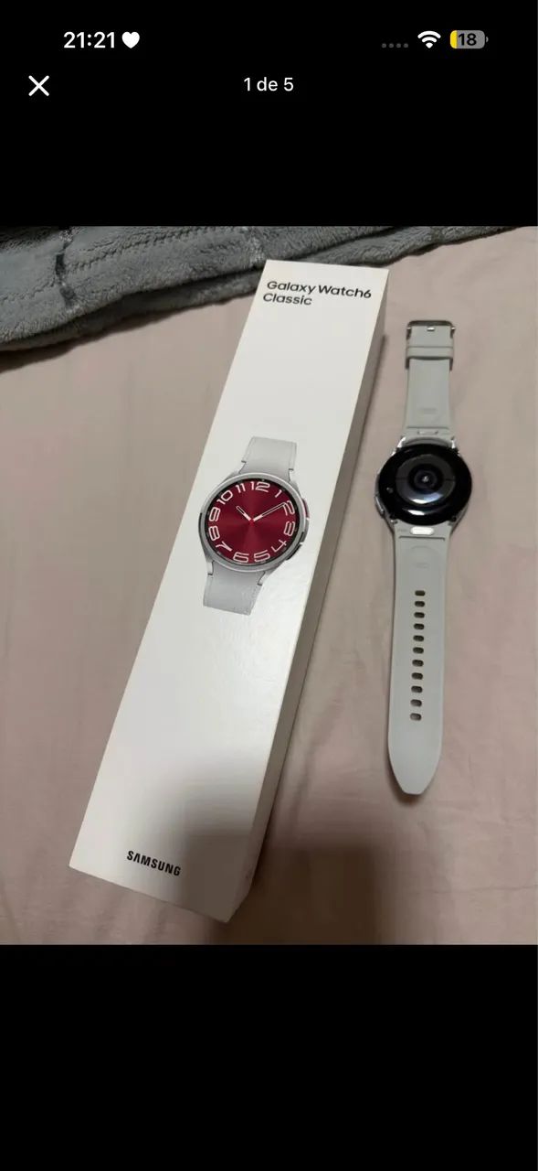 Smartwatch Samsung Galaxy Watch6 Classic Lte - Foto 5