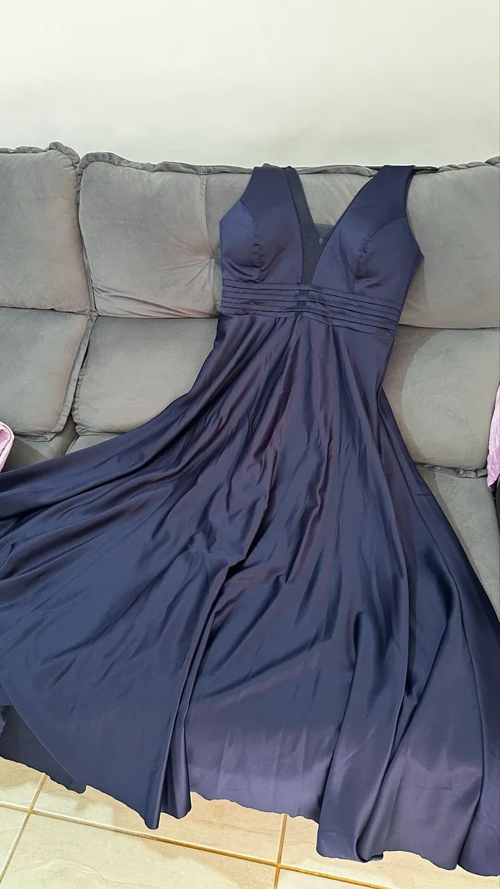 Vestido festa azul  - Foto 5