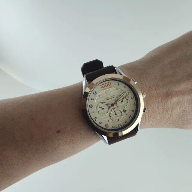 Relógio Mikrotimer 1000 Mod MK8267 Masculino Social - Foto 4