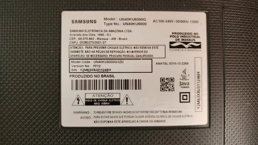 Smart TV Samsung 4k de 40 polegadas (com defeito) - Foto 4