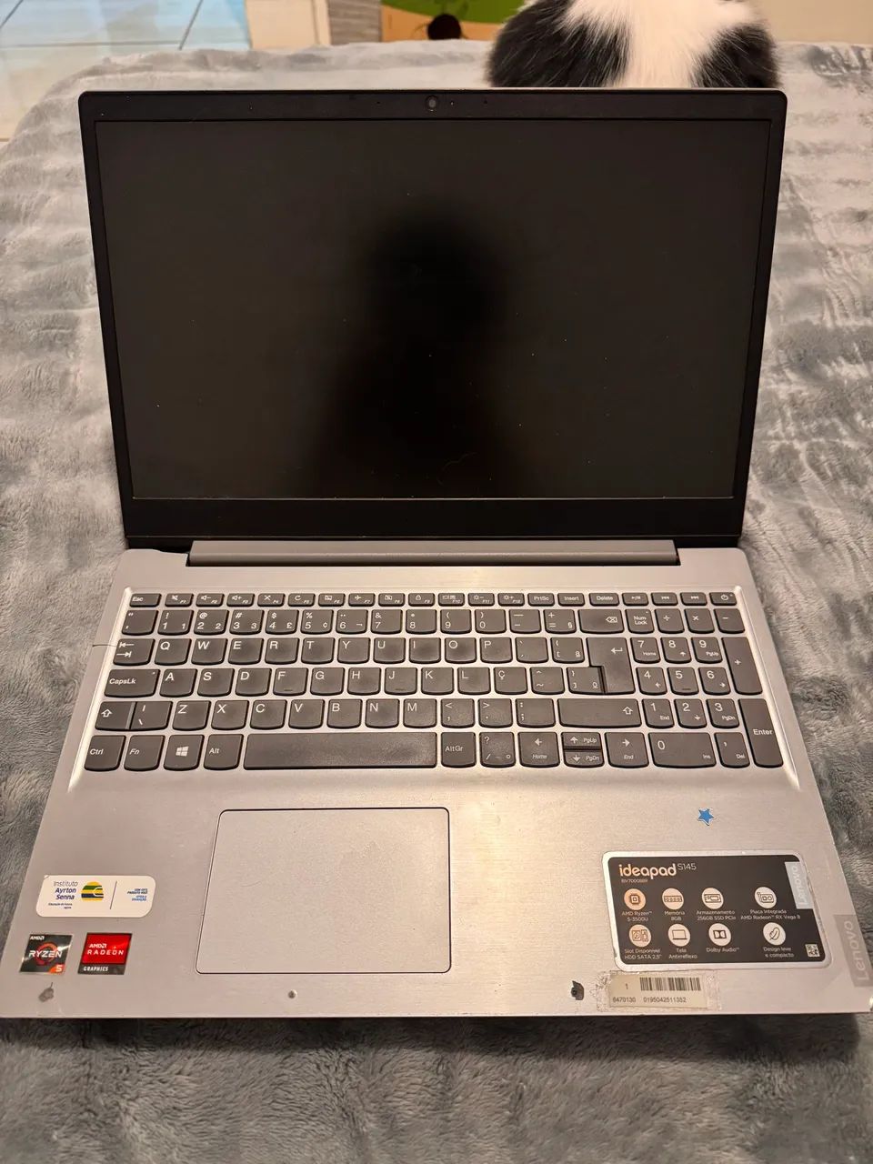 Notebook Idealpad s145 AMD 5-3500u com SSD