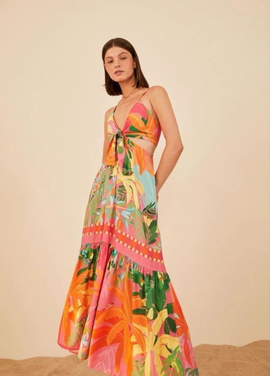 vestido farm tropical g - Foto 2